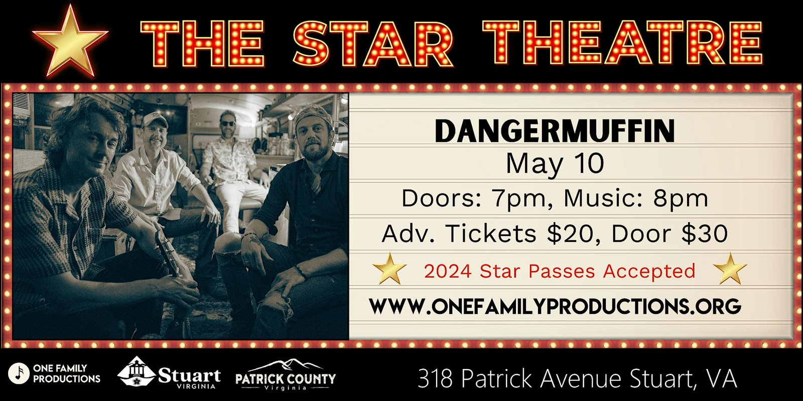 Dangermuffin @ The Historic Star Theatre