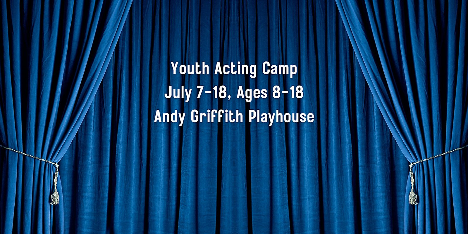 Youth Acting Camp July 7-18 Ages 8-18