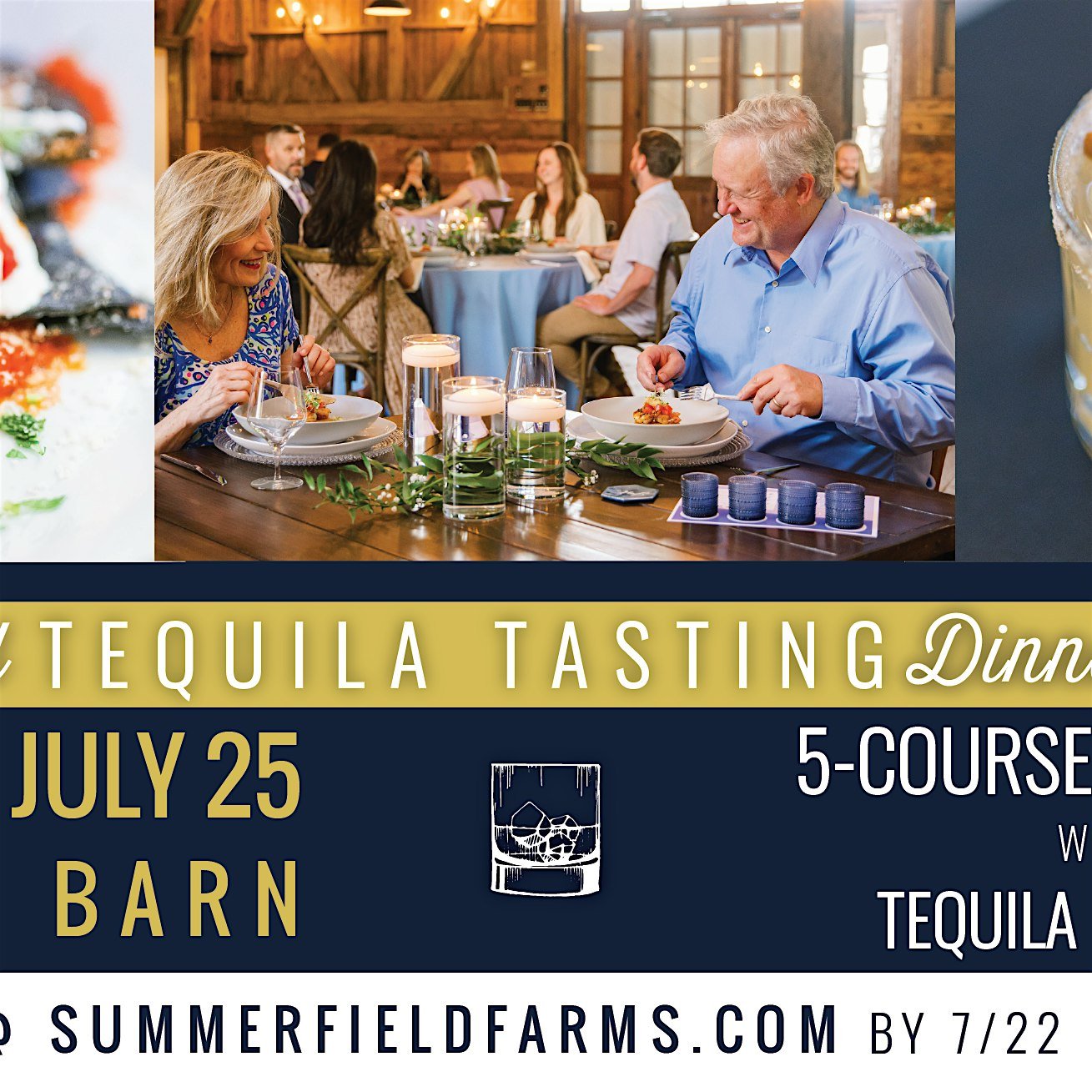 Tequila Tasting Dinner Experience