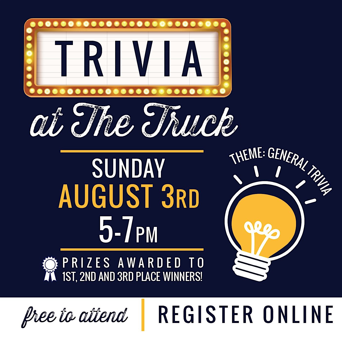 Trivia at the Truck: General Trivia