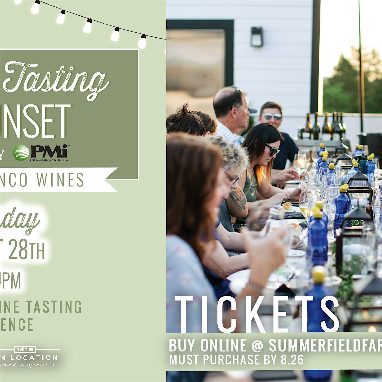 Rooftop Wine Tasting at Sunset  presented by PMI: Italian Bianco Wines