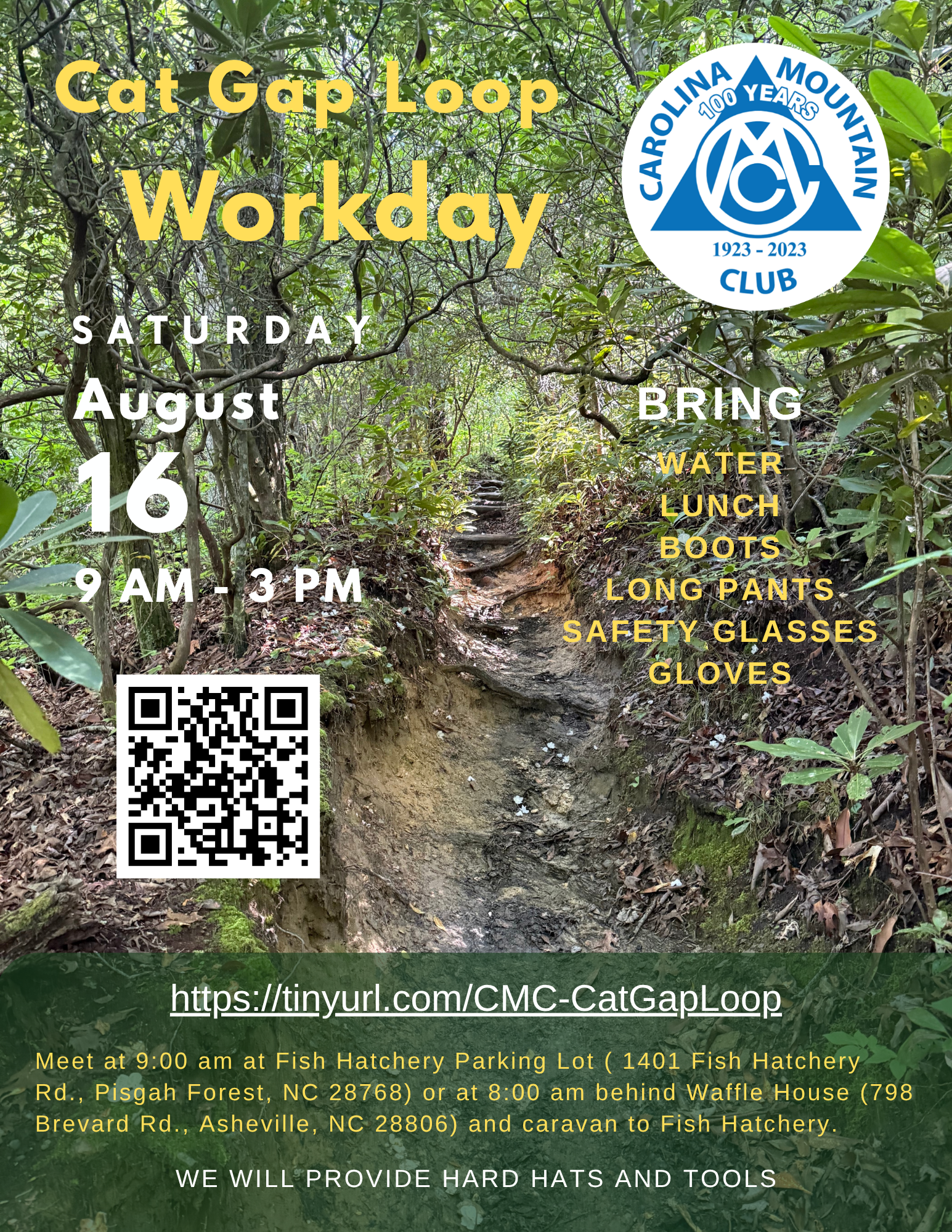 Cat Gap Loop Trail Workday – Pisgah National Forest