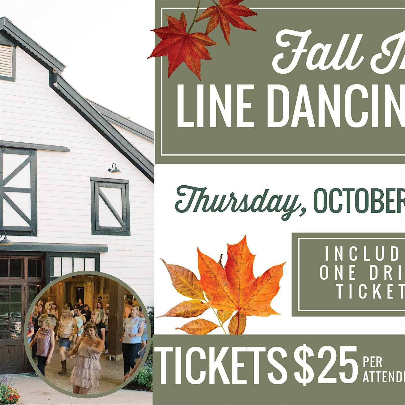 Fall into Line Dancing Class at Summerfield Farms