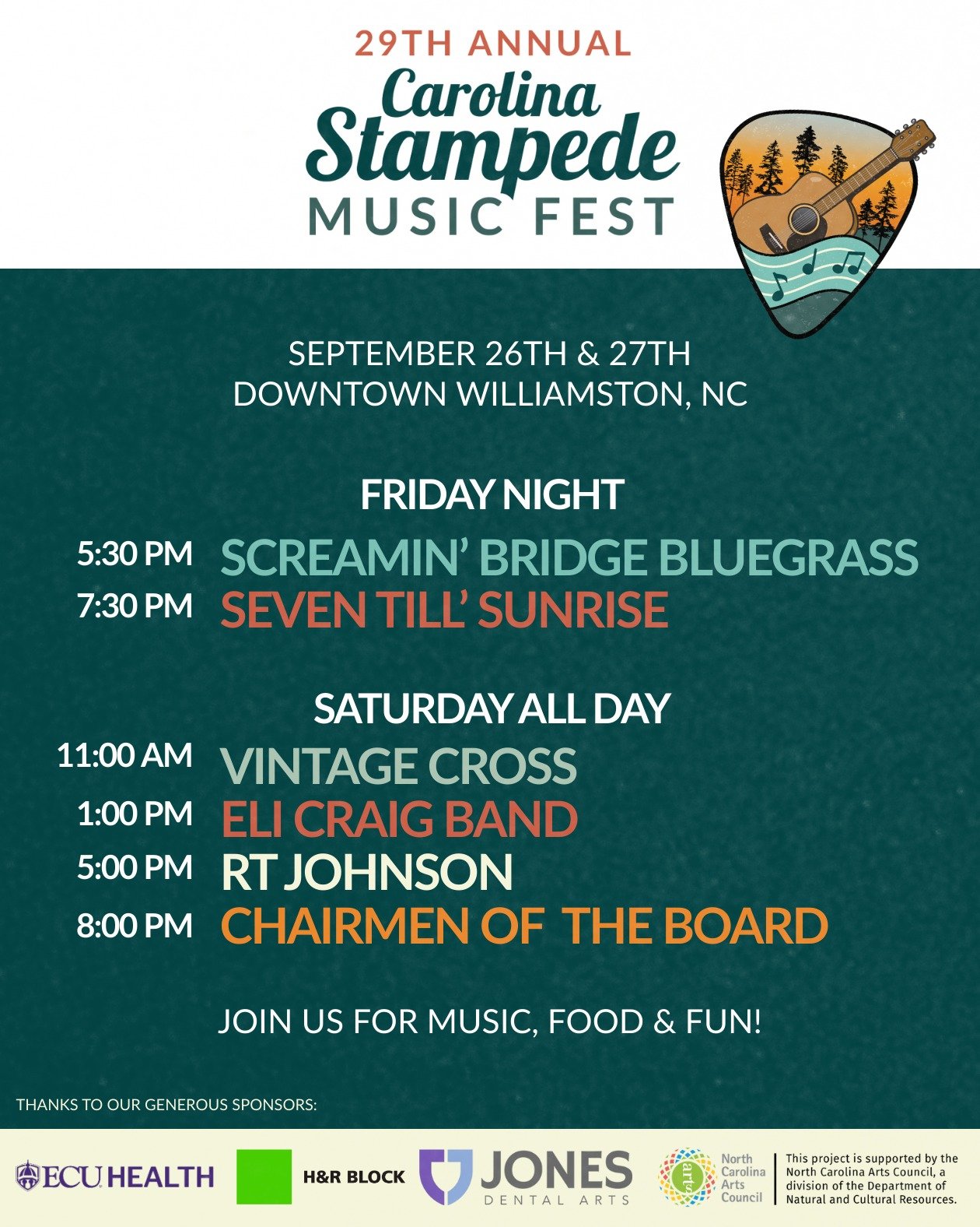 29th annual Carolina Stampede Music Fest