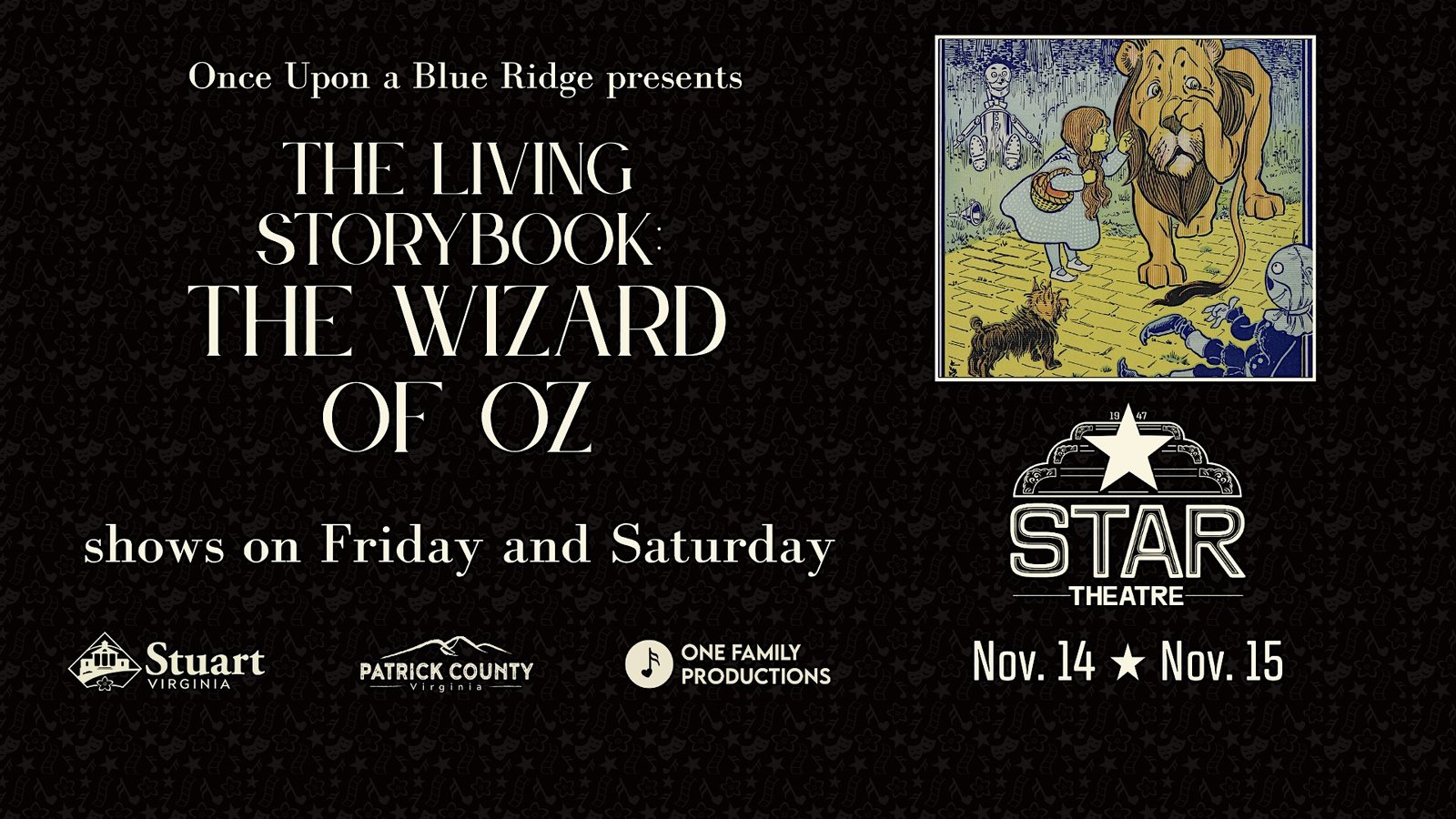 The Living Storybook: Wizard of Oz at the Star Theatre