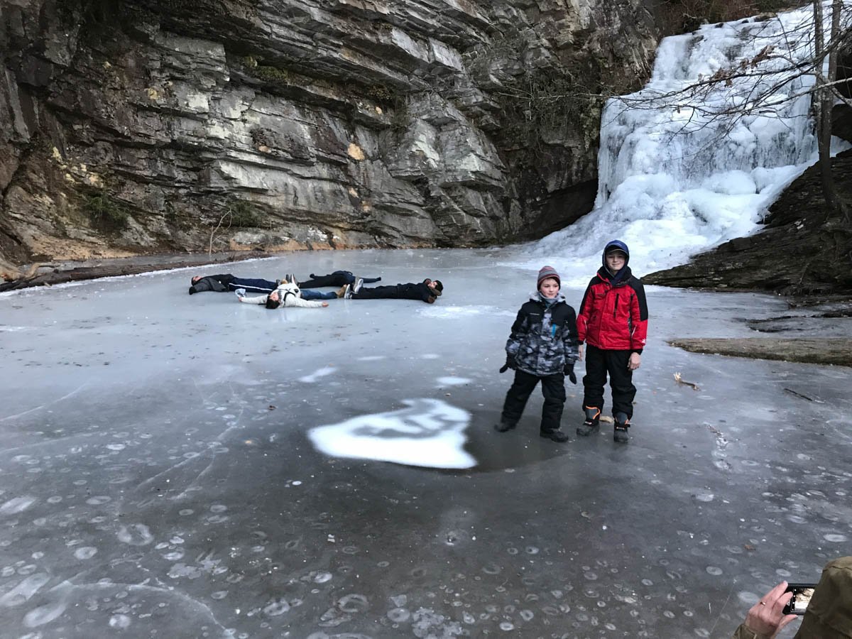 See Blue Ice WaterfallsIn Person